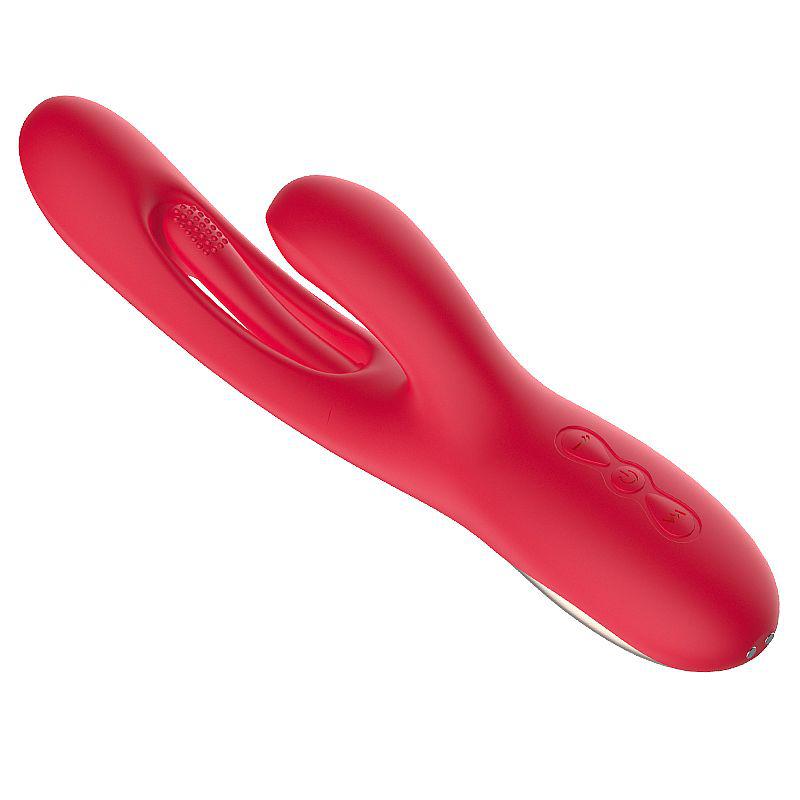 Explorador do Prazer Dual - Vibrador Dedilhador Ponto G e Clitóris - 7 Ritmos