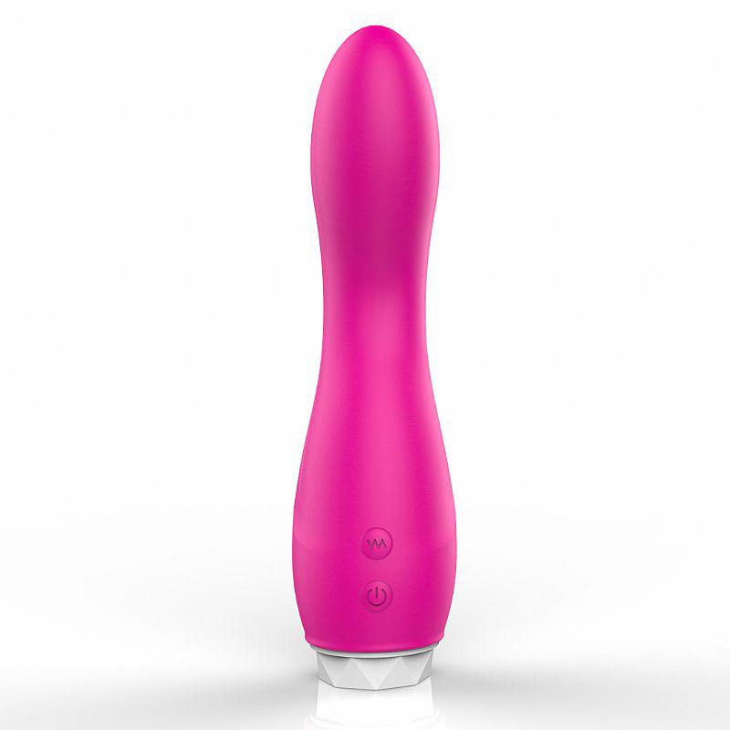 Vibrador do Prazer Pink - VV123 Green Baby: Estimulador de Clitóris e Ponto G, 10 Vibrações, Silicone Suave, À Prova dÁgua