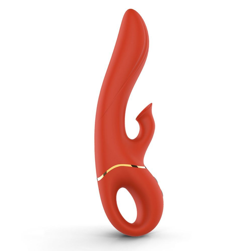 Vibrador Estimulador De Ponto G e Sugador de Clitóris Tornado Intt Luxury