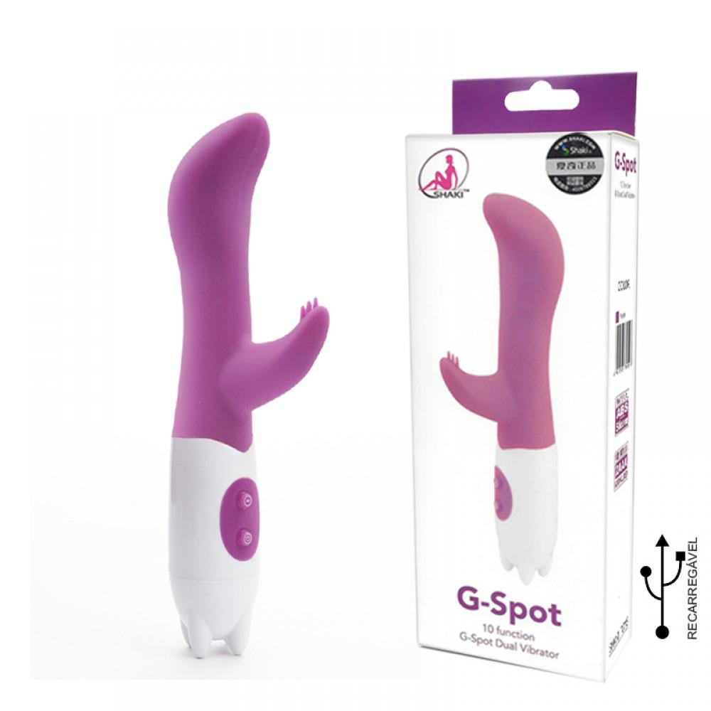 Vibrador G-Spot Recarregável com 10 Vibrações