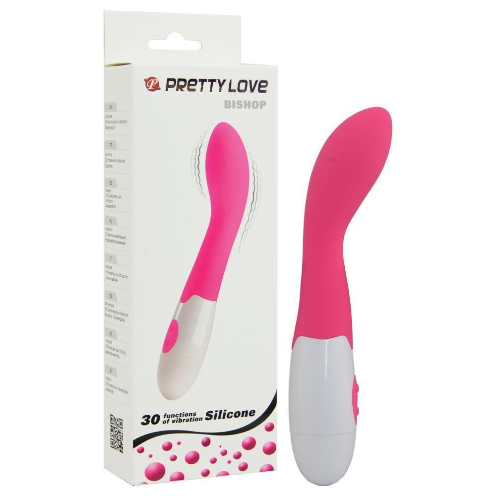 Vibrador Bishop Pretty Love 30 vibrações dupla estimulação silicone