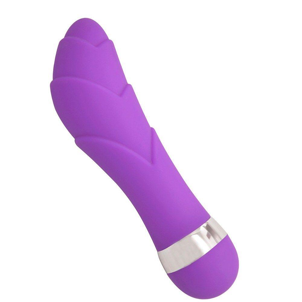 Vibrador Ponto G Aveludado Roxo 11,5 X 2,5Cm Gtoys