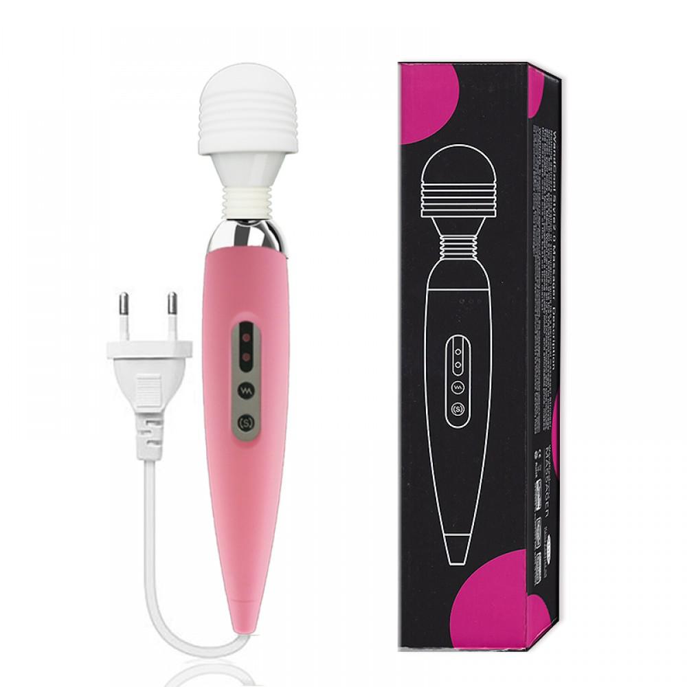 Varinha Mágica Rosa - Vibrador Massageador 12 Vibrações e Velocidades