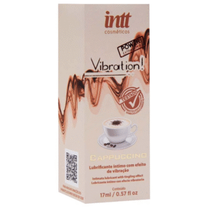 Gel Excitante Vibração Power Capuccino Beijável 17ml - Intt