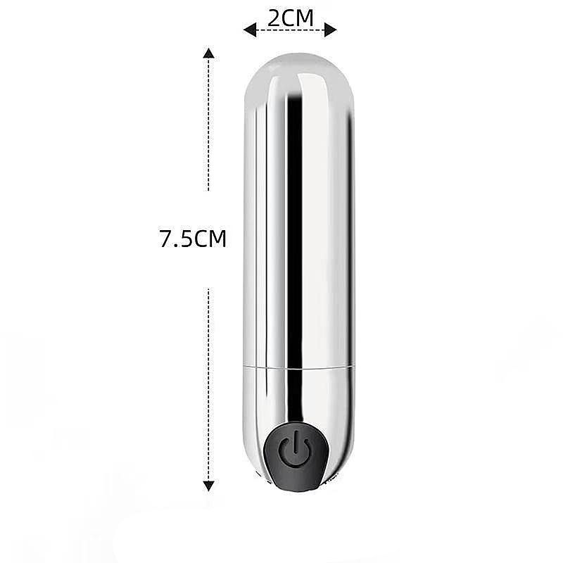 Bullet Recarregável com 10 Vibrações - SI - Imagem 2