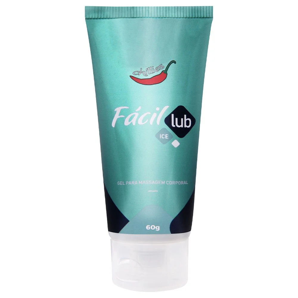 Lubrificante íntimo gelado Fácil Lub Ice Gel 60g Chillies efeito ice