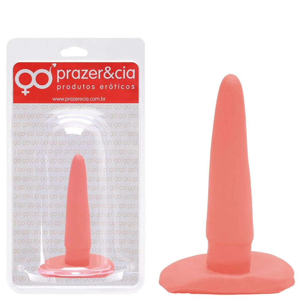 Plug Anal Borracha Maciça 11,2x2,5cm | Prazer E Cia - Imagem 3