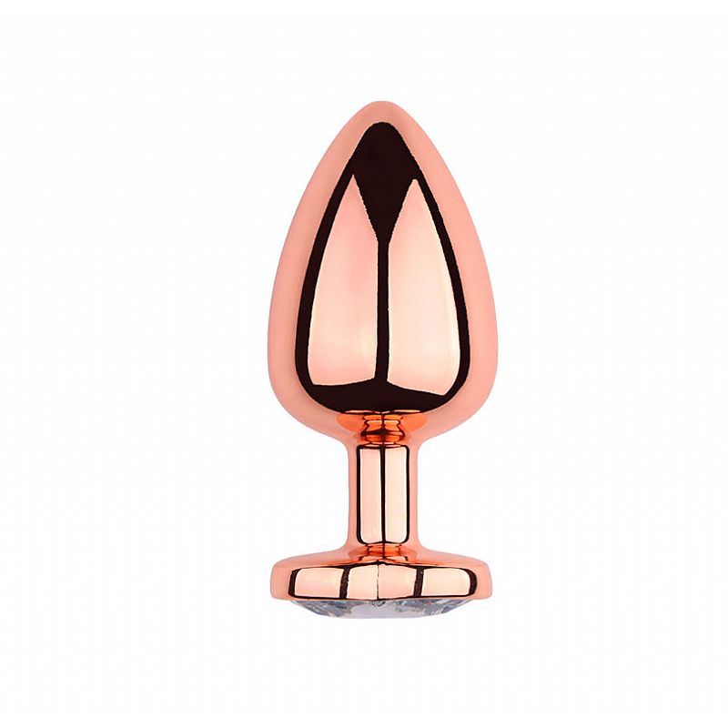Plug Anal Aço Inoxidável Coração Rose Tamanho G - Imagem 3