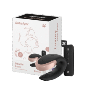 Vibrador de Casal Satisfyer Double Love Black com App