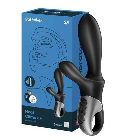 Vibrador anal aquecimento Satisfyer Heat Climax+ com controle por app