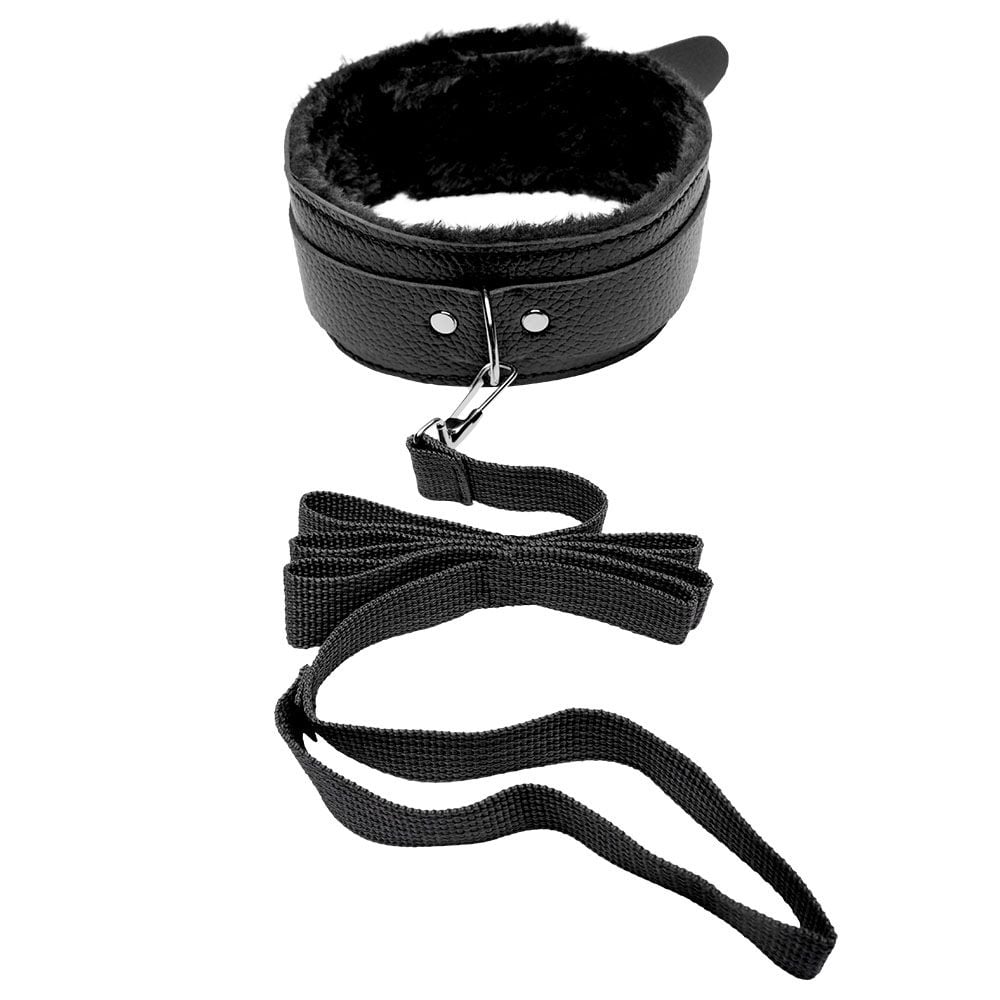 Kit Bondage Erótico Sado 3 Preto 8 Peças Sexy Import - Imagem 2