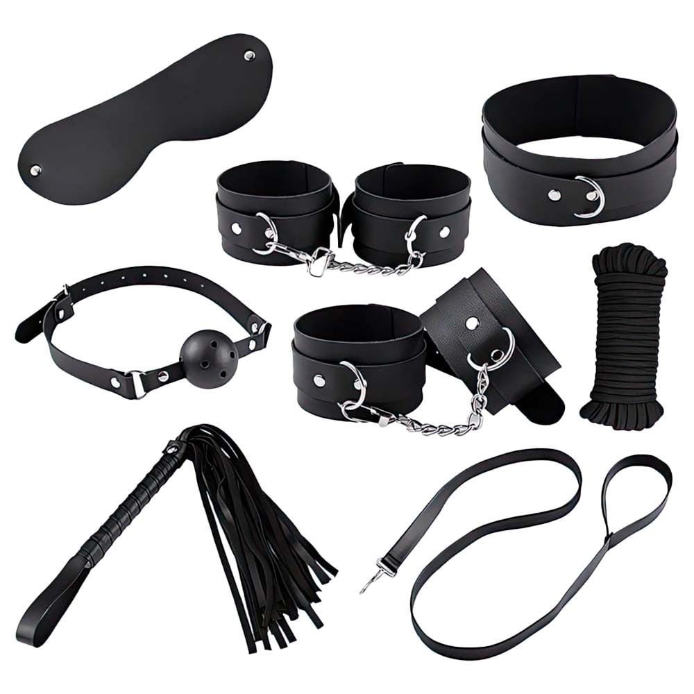 Kit sado bondage 7 peças Youvibe Vipmix para casais