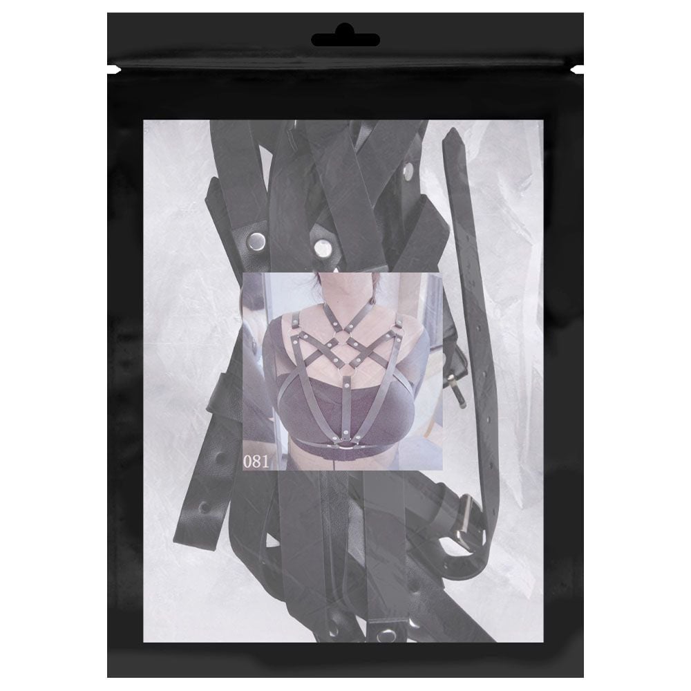 Harness Contorno de Busto em Couro Sexy Import 8 - Imagem 3