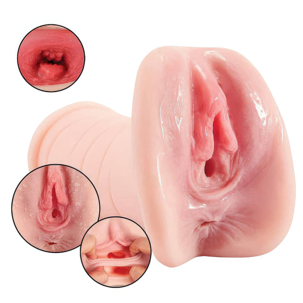 Masturbador Vagina e Ânus Realístico The Realistic TPE - Imagem 2