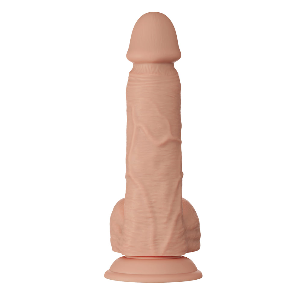 Prótese Realística Gigante com Glande e Ventosa BAILE 21,8cm - Imagem 4