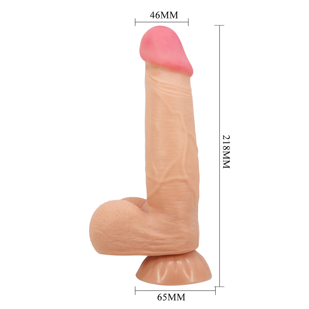 Pênis Realístico com Vibro Sliding Skin 4,6x21,8cm - Baile - Imagem 5