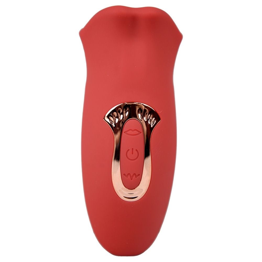 Vibrador em Formato de Boca Yaffa 20 Modos Recarregável USB