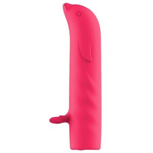 Vibrador Ponto G Golfinho Recarregável Tina em Silicone