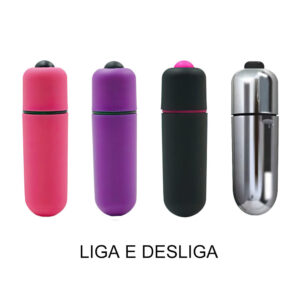 Mini Vibrador Bullet Power com Ponta Arredondada - YOUVIBE